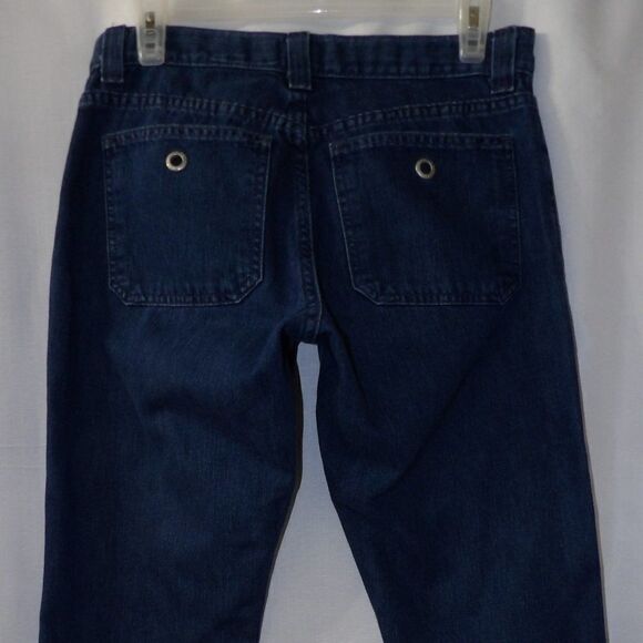 Vintage Y2K Tommy Hilfiger Denim Sailor Cropped Jean Capris Medium Blue Wash - Picture 7 of 9